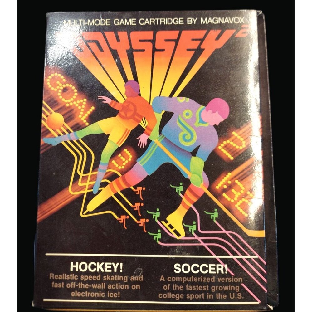 Magnavox Odyssey 2 Game Cartridge Hockey & Soccer R01 H